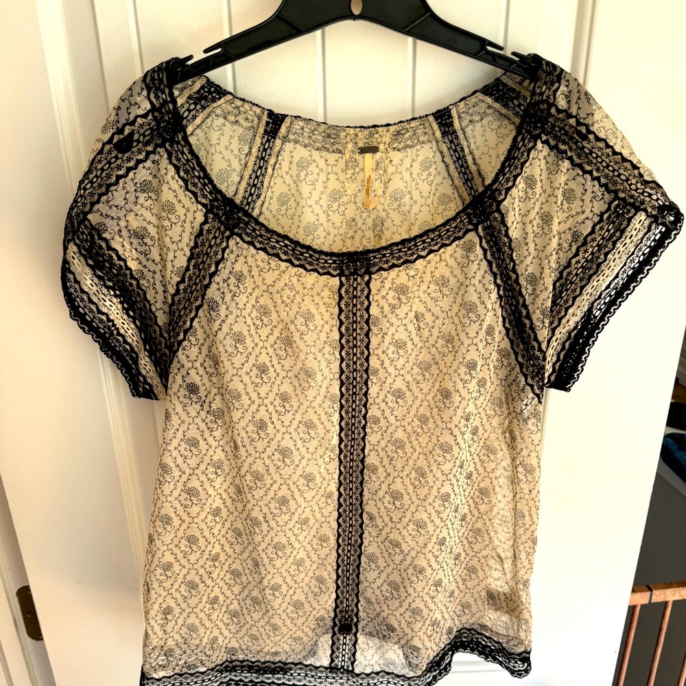 Free people lace blouse